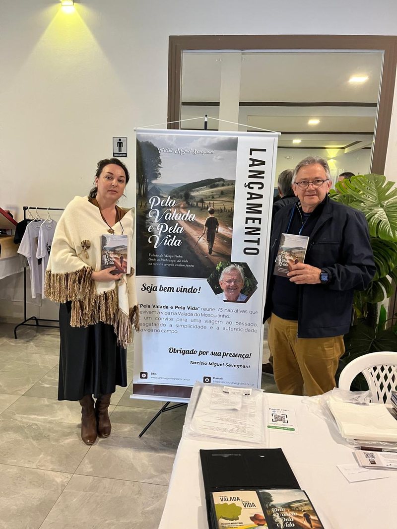 Leitora no lançamento do Pela Valada
