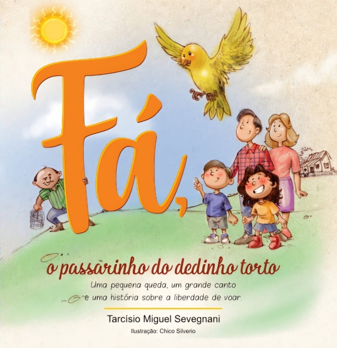 Capa de Fá, o passarinho do dedinho torto